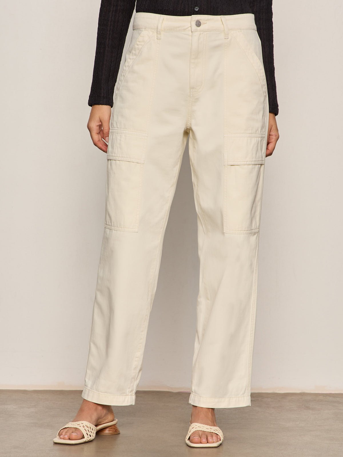 Boyfriend Utility Pant Collagen | Sanctuary Clothing