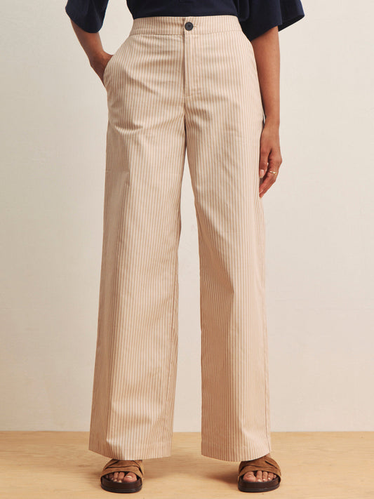 ELOISE STRIPE TROUSER DARK OPAL PINSTRIPE | Sanctuary Clothing