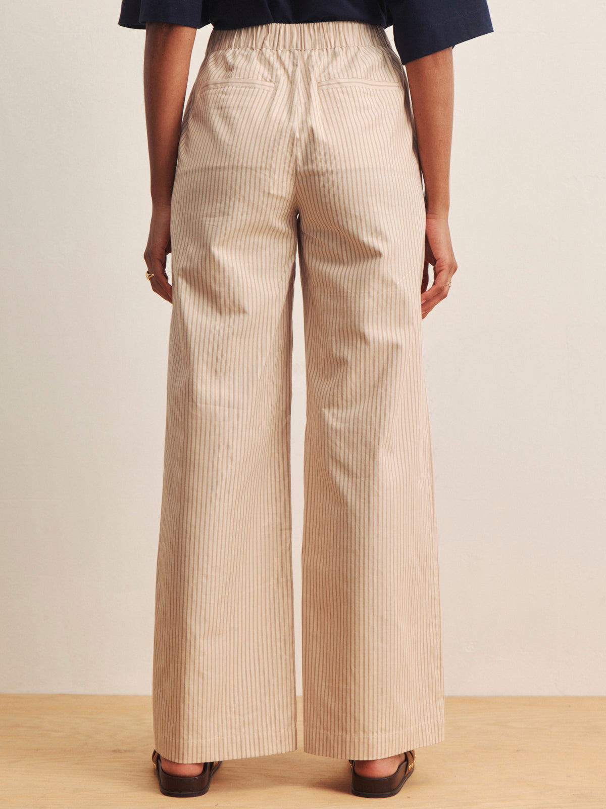 ELOISE STRIPE TROUSER DARK OPAL PINSTRIPE | Sanctuary Clothing