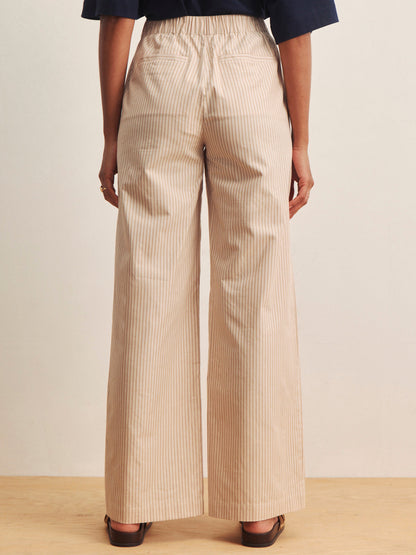 ELOISE STRIPE TROUSER DARK OPAL PINSTRIPE | Sanctuary Clothing