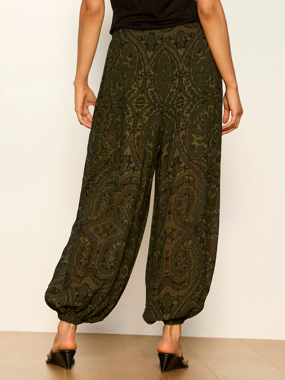 THE MOMENT VOLUME PANT MIDNIGHT MOSS | Sanctuary Clothing
