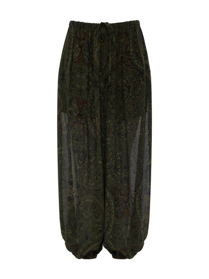 THE MOMENT VOLUME PANT MIDNIGHT MOSS | Sanctuary Clothing