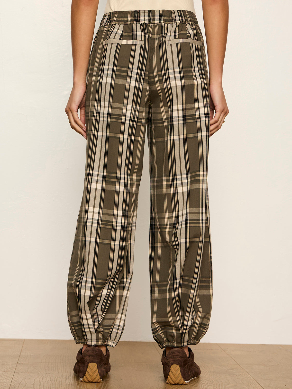 Micro Balloon Pant Linden Plaid Petite Sizing | Sanctuary Clothing
