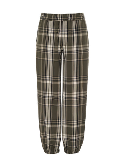 Micro Balloon Pant Linden Plaid Petite Sizing | Sanctuary Clothing