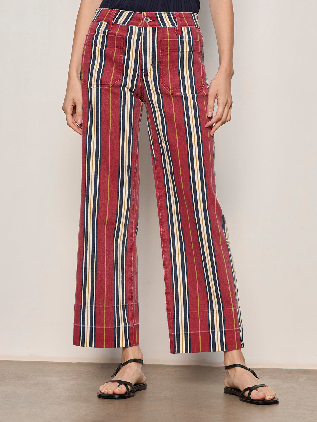 Mariner Jean Verry Berry Stripe | Sanctuary Clothing