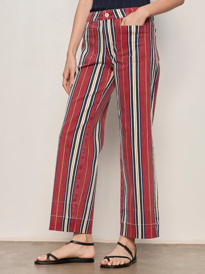 Mariner Jean Verry Berry Stripe | Sanctuary Clothing