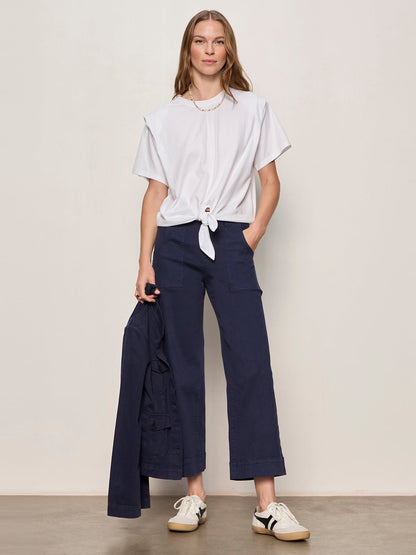 INSIDER CROP NAVY BLAZER | Sanctuary Clothing