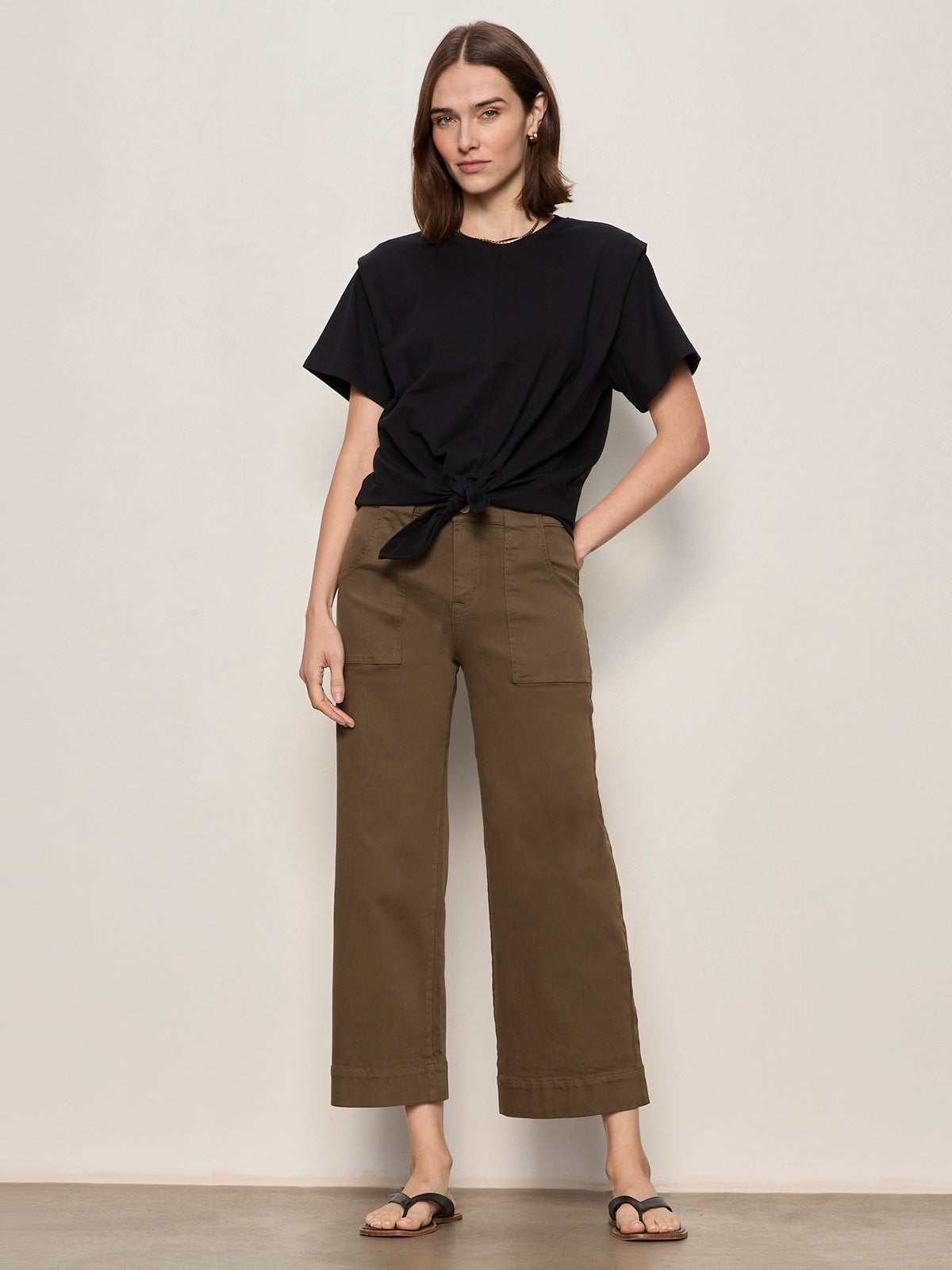 INSIDER CROP FORAGE GREEN | Sanctuary Clothing