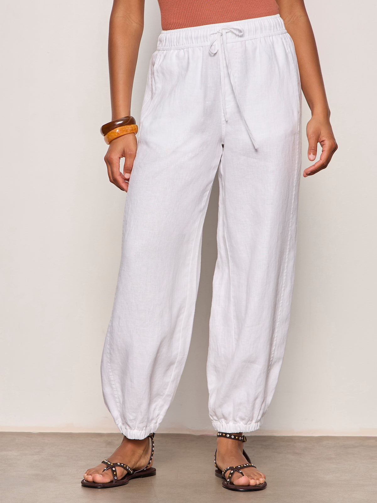 MELODY MICRO LINEN BALLOON WHITE | Sanctuary Clothing