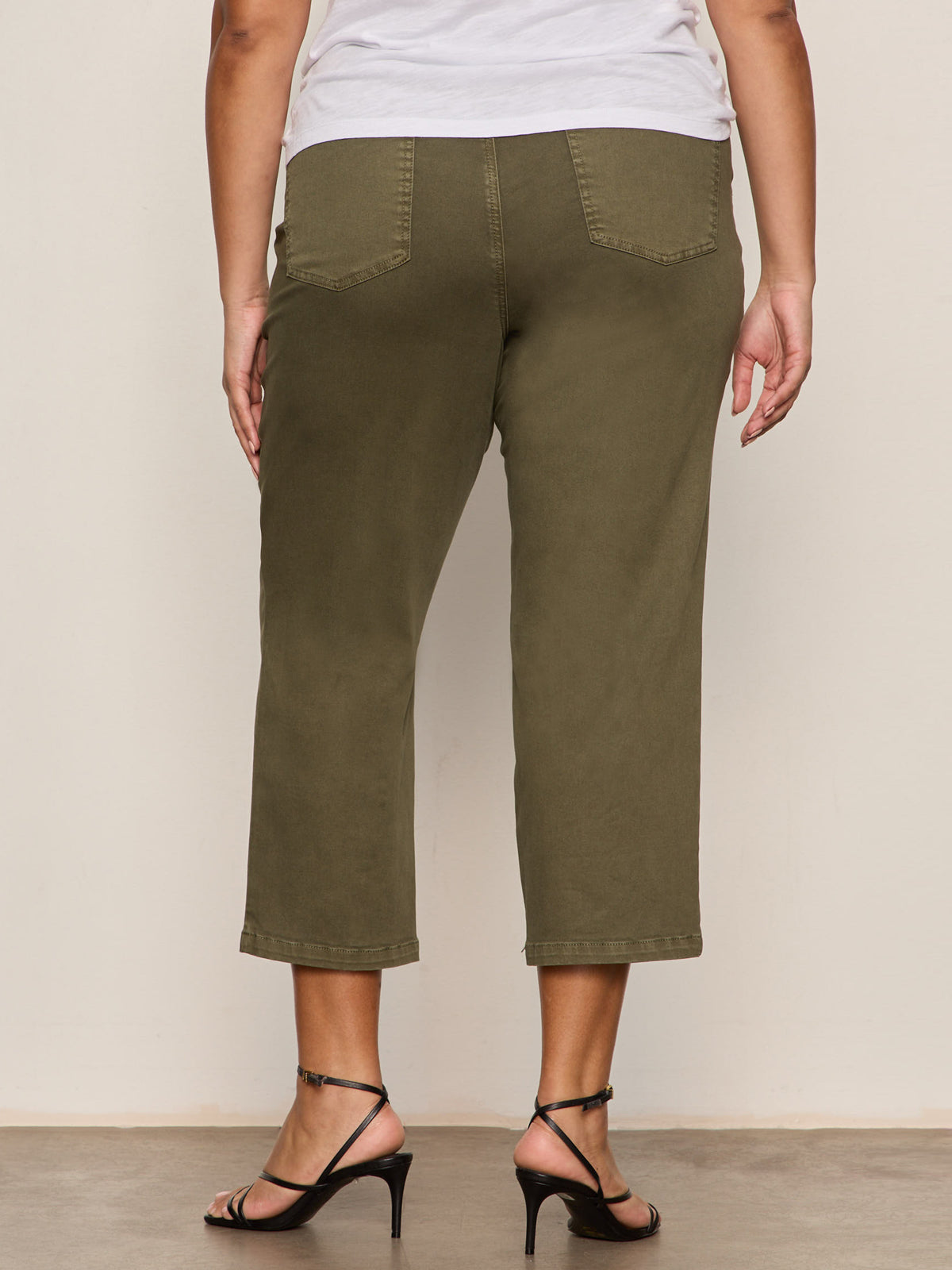 Retreat Crop Pant Burnt Olive Extended Sizing | Sanctuary Clothing