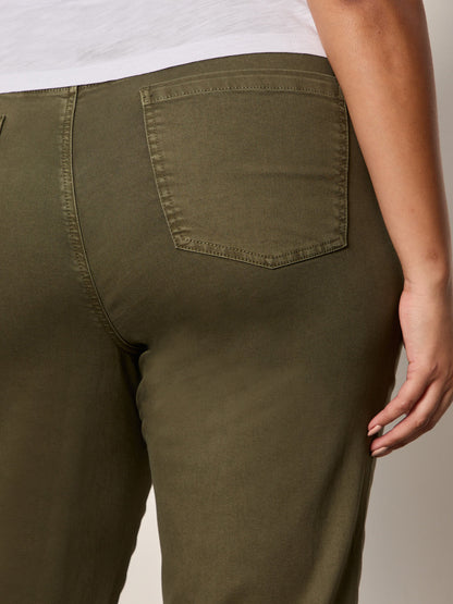 Retreat Crop Pant Burnt Olive Extended Sizing | Sanctuary Clothing