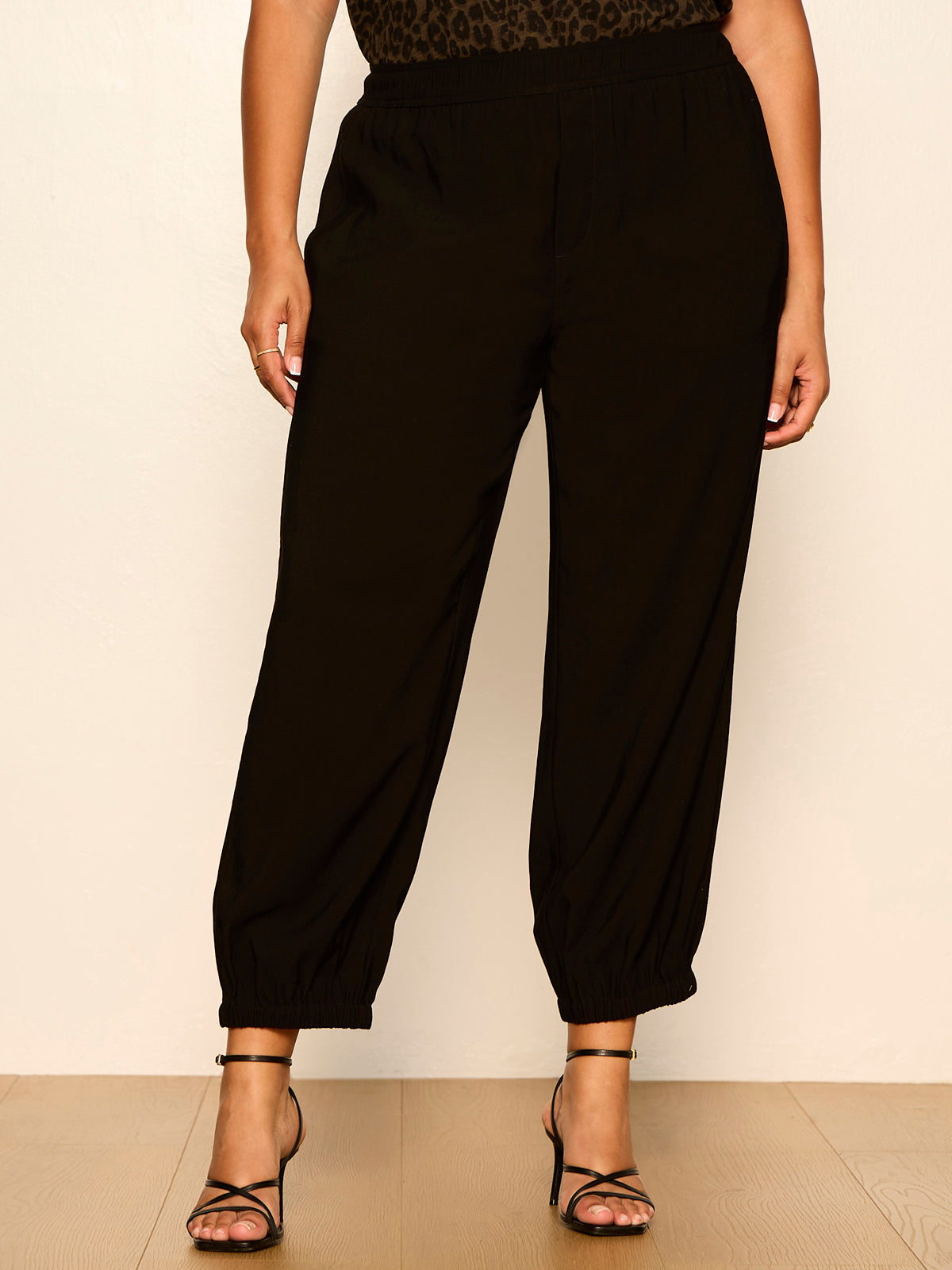Micro Balloon Pant Black Extended Sizing | Sanctuary Clothing