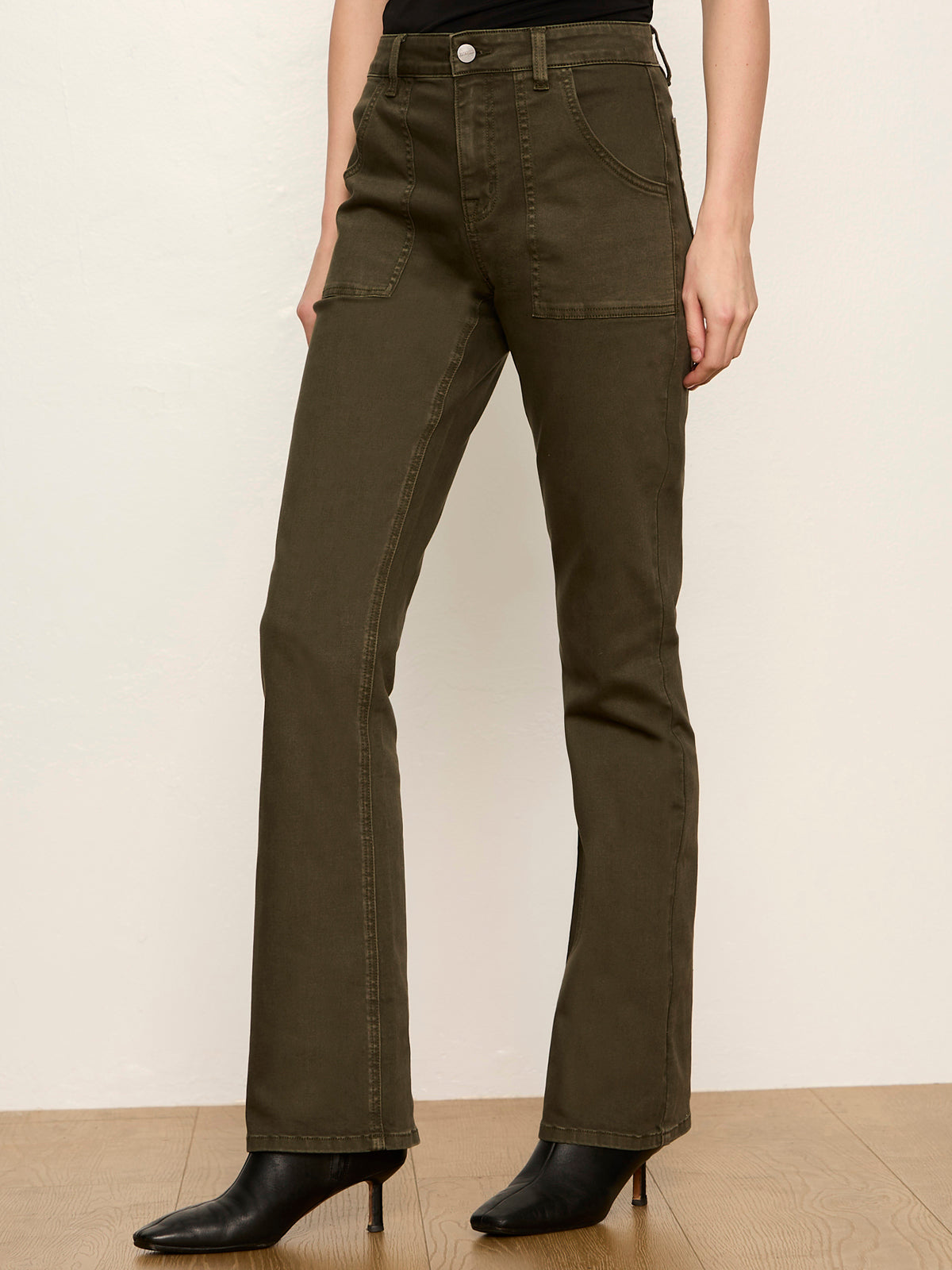 Insider Bootcut Pant Kalamata Petite Sizing | Sanctuary Clothing