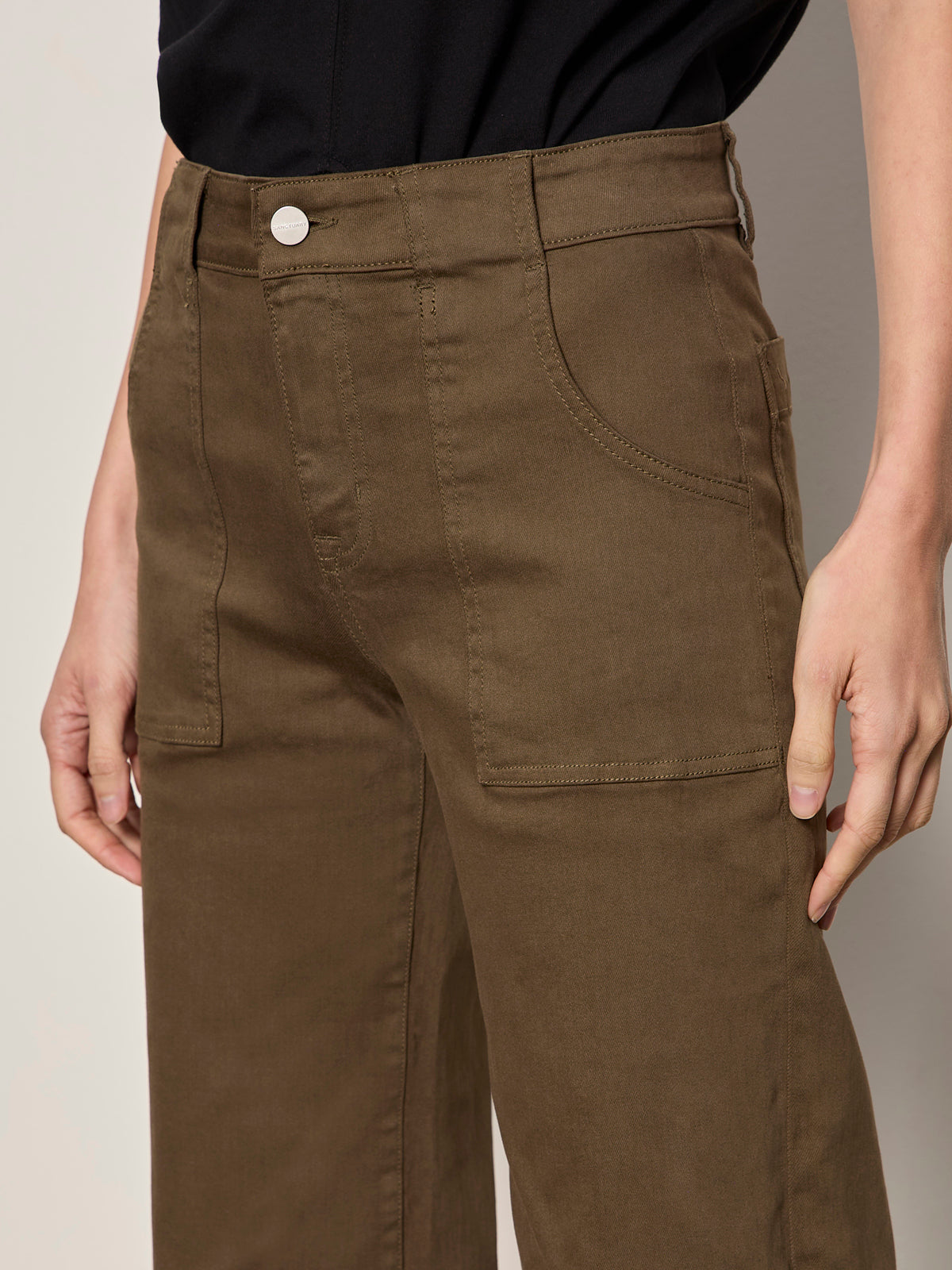 INSIDER CROP FORAGE GREEN | Sanctuary Clothing