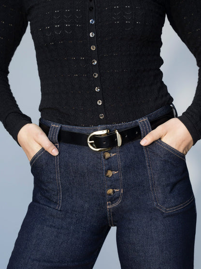 All Day Belt Black | Sanctuary Clothing