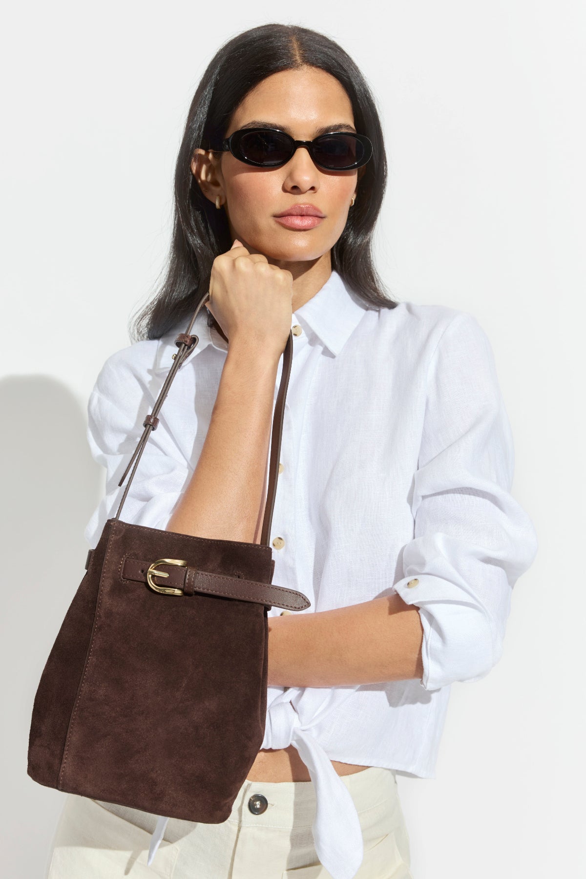 Carolyn Sunglasses Black/Grey Lens | Sanctuary Clothing