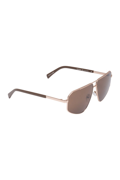 Nu Boheme Sunglasses Matte Gold/Brown Lens | Sanctuary Clothing