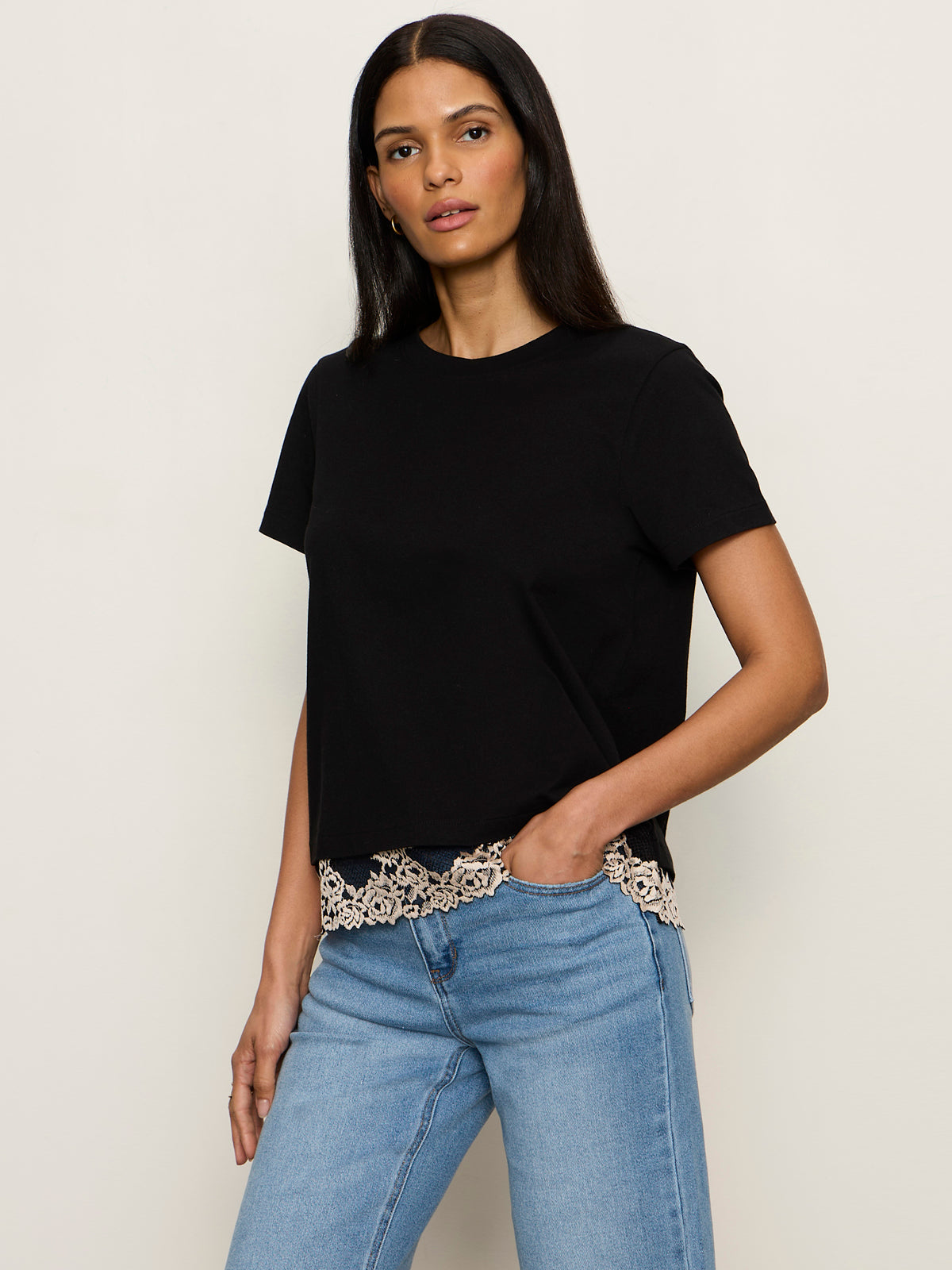 CAMI REMIX TEE BLACK | Sanctuary Clothing