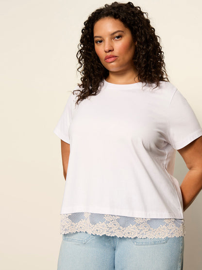 CAMI REMIX TEE WHITE | Sanctuary Clothing