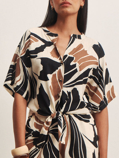 GOOD TIME TIE SHIRT LOTUS | Sanctuary Clothing