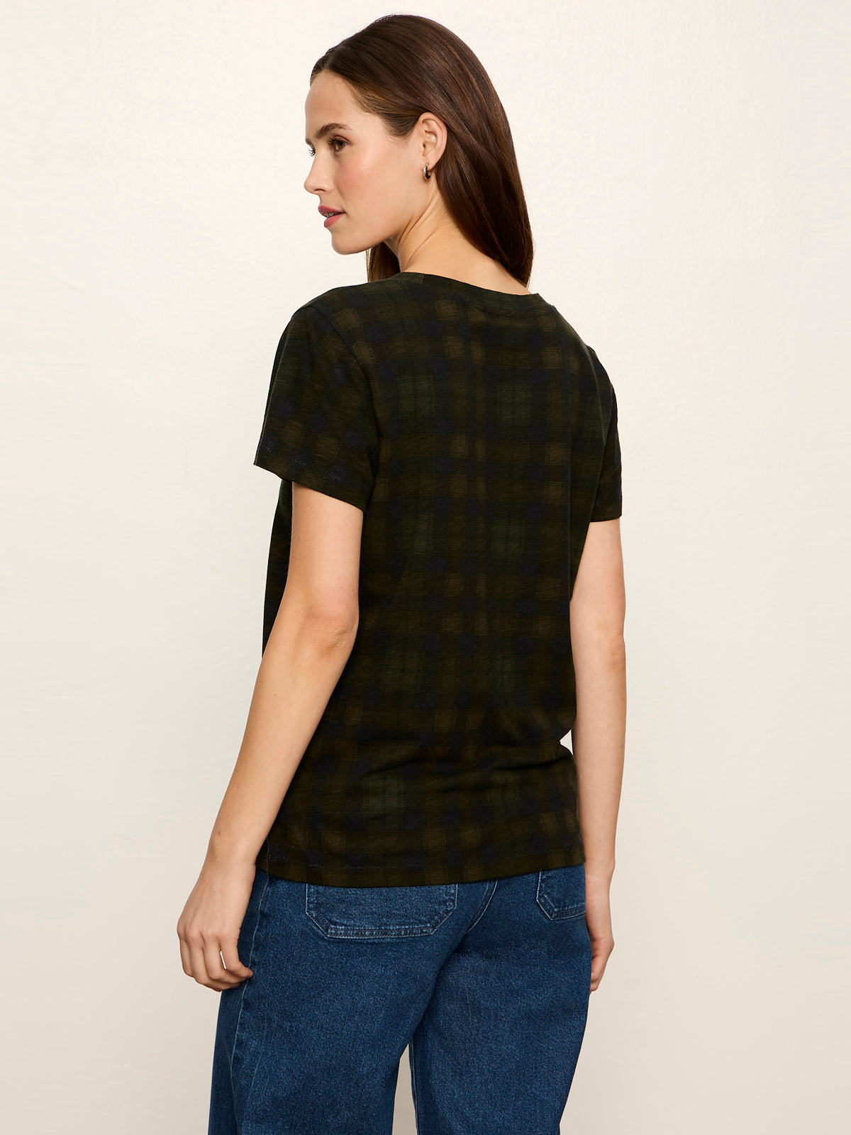 The Perfect Tee Forest Plaid | Sanctuary Clothing