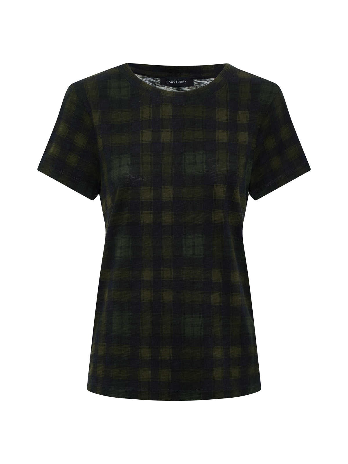 The Perfect Tee Forest Plaid | Sanctuary Clothing