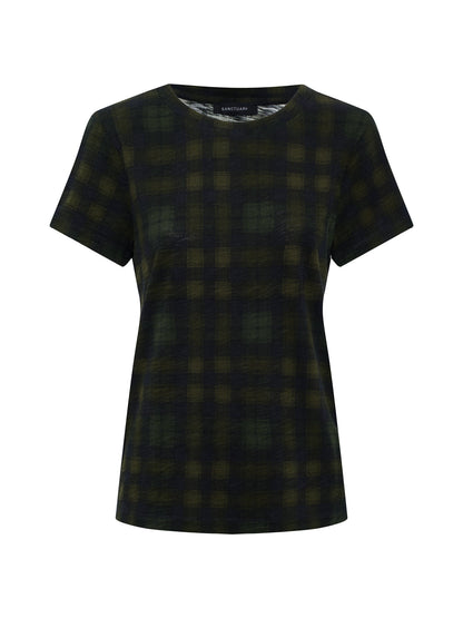 The Perfect Tee Forest Plaid | Sanctuary Clothing