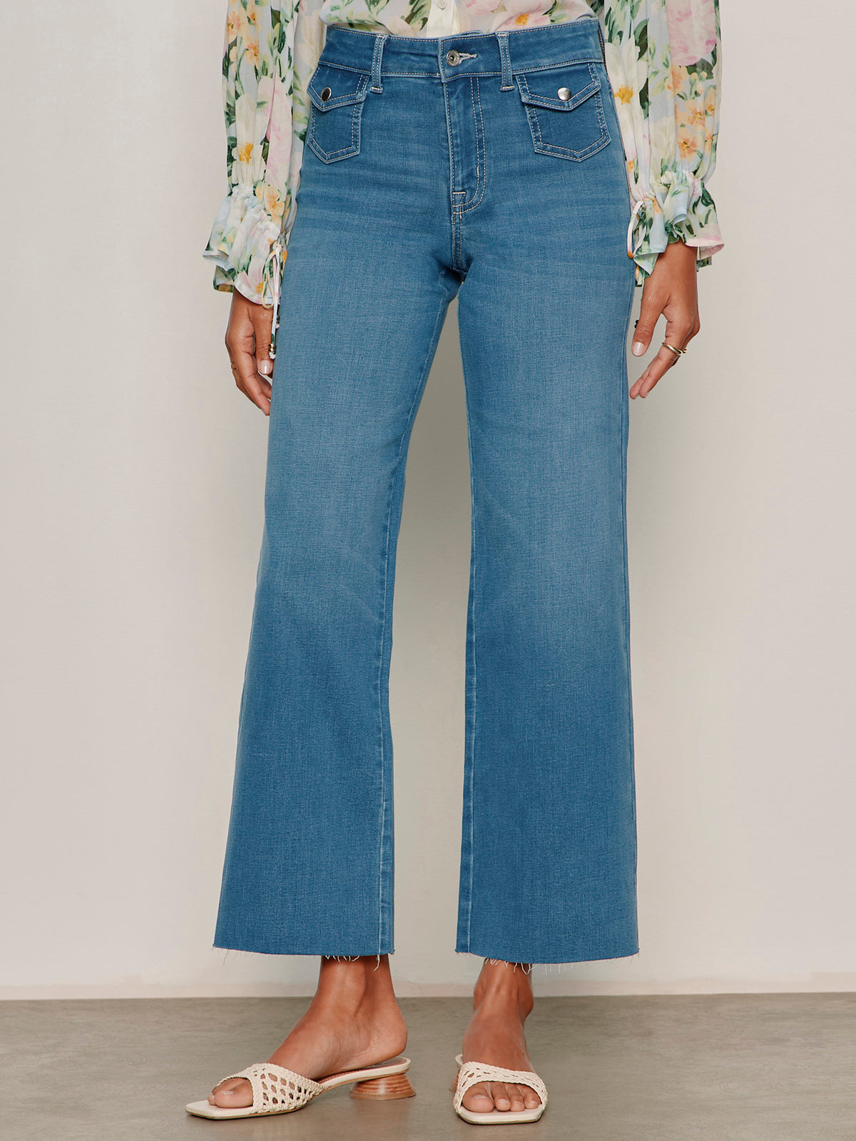 Skipper Crop Jean Blue Aura | Sanctuary Clothing
