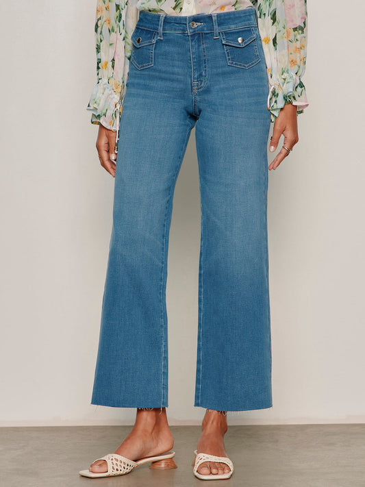 Skipper Crop Jean Blue Aura | Sanctuary Clothing