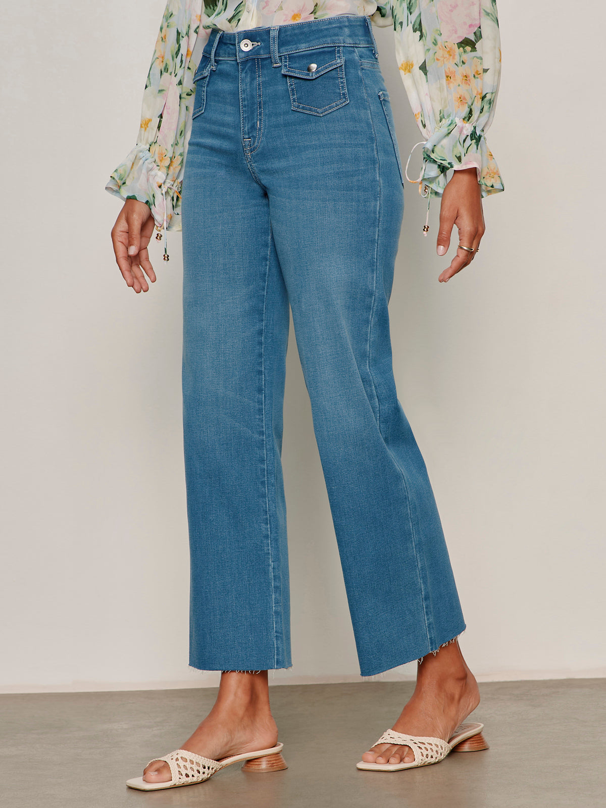 Skipper Crop Jean Blue Aura | Sanctuary Clothing