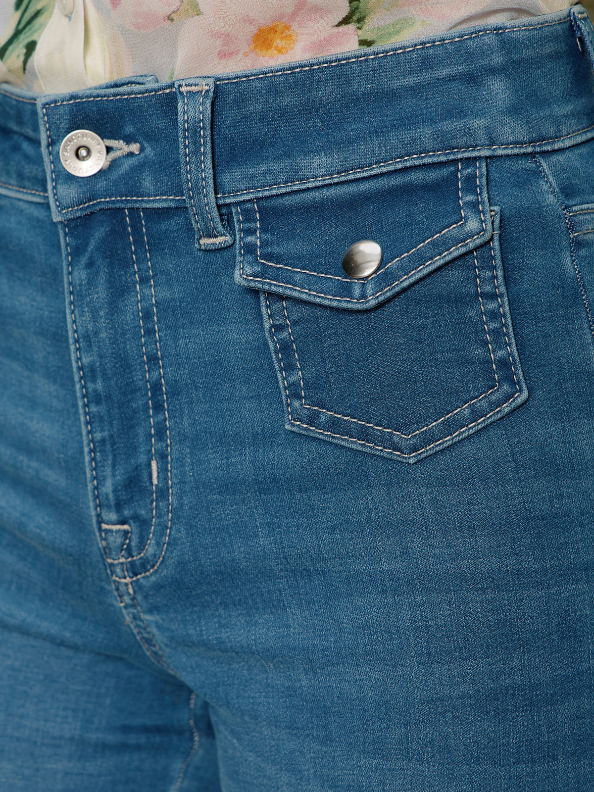 Skipper Crop Jean Blue Aura | Sanctuary Clothing