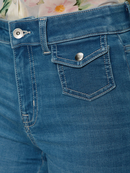 Skipper Crop Jean Blue Aura | Sanctuary Clothing
