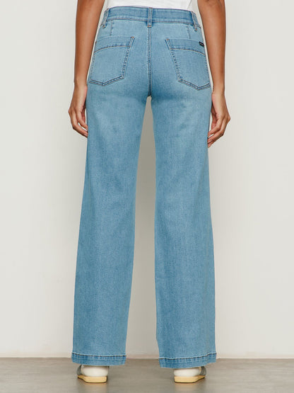 Sculpted Insider Wide Leg Jean Keep Up | Sanctuary Clothing