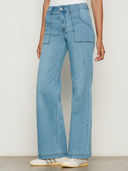 Sculpted Insider Wide Leg Jean Keep Up | Sanctuary Clothing