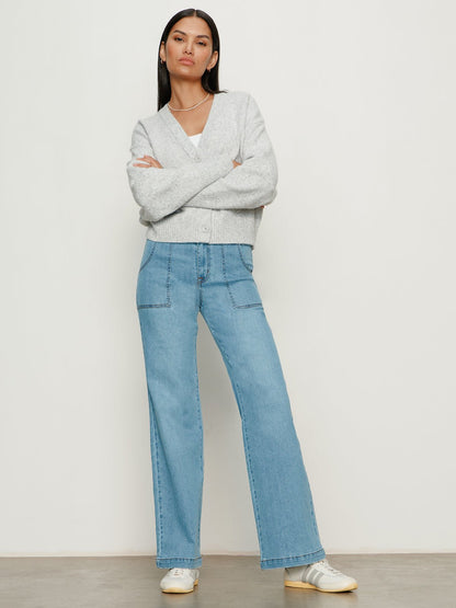 Sculpted Insider Wide Leg Jean Keep Up | Sanctuary Clothing