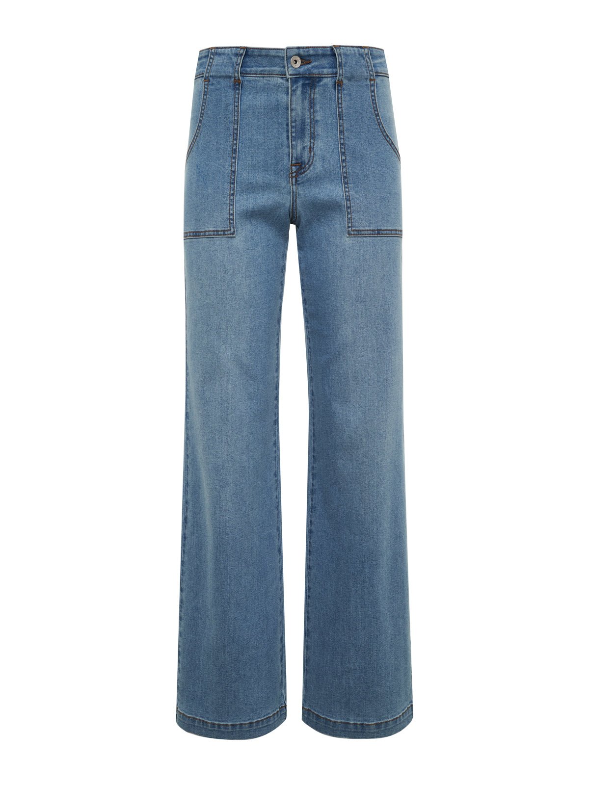 Sculpted Insider Wide Leg Jean Keep Up | Sanctuary Clothing