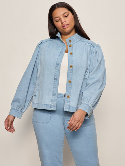 Charlotte Denim Jacket Whisper Extended Sizing | Sanctuary Clothing