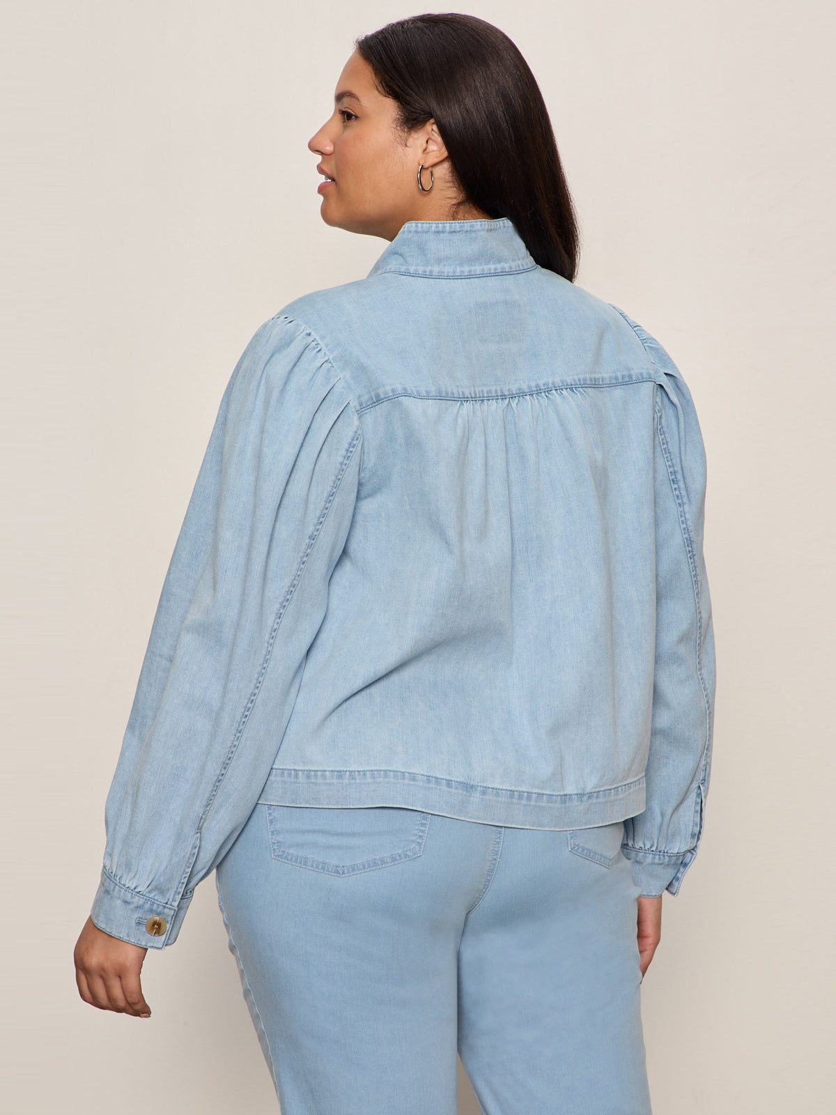 Charlotte Denim Jacket Whisper Extended Sizing | Sanctuary Clothing