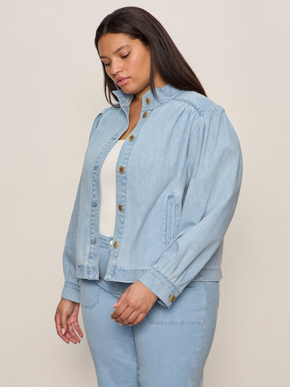 Charlotte Denim Jacket Whisper Extended Sizing | Sanctuary Clothing