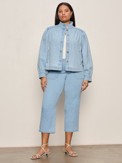 Charlotte Denim Jacket Whisper Extended Sizing | Sanctuary Clothing