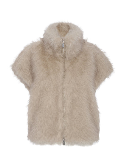 Silky Fur Vest Arctic Hare | Sanctuary Clothing