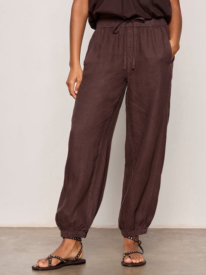 MELODY MICRO LINEN BALLOON RICH SOIL | Sanctuary Clothing