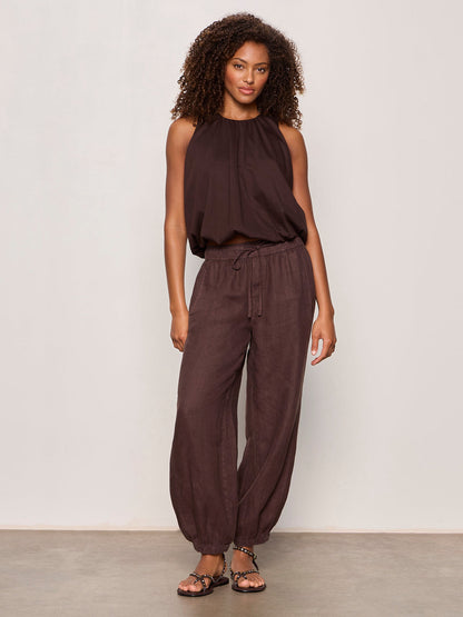 MELODY MICRO LINEN BALLOON RICH SOIL | Sanctuary Clothing