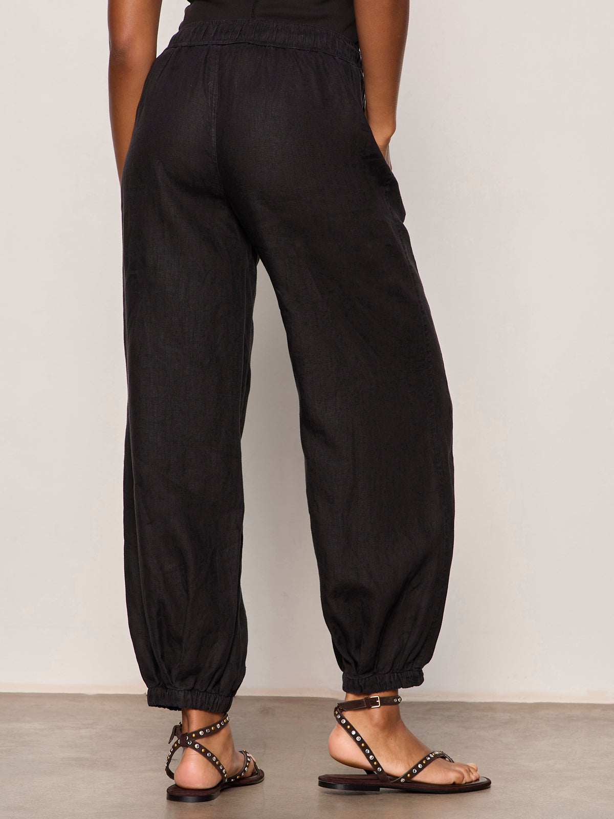MELODY MICRO LINEN BALLOON BLACK | Sanctuary Clothing