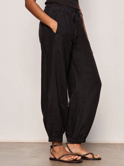 MELODY MICRO LINEN BALLOON BLACK | Sanctuary Clothing
