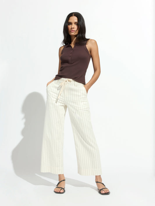 LILY CROPPED PANT SETTING SUN STRIPE | Sanctuary Clothing