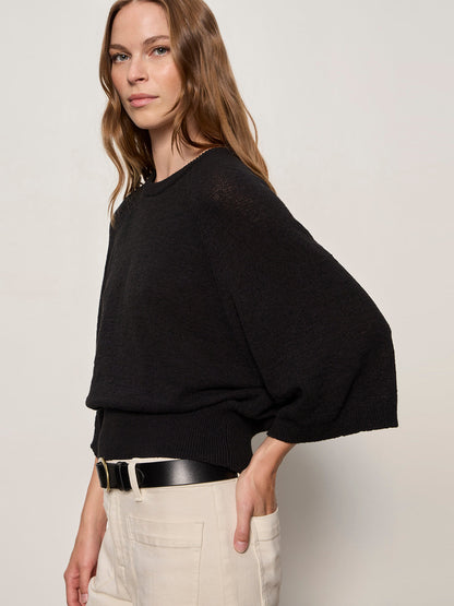 ABOUT US RELAXED PULLOVER BLACK | Sanctuary Clothing