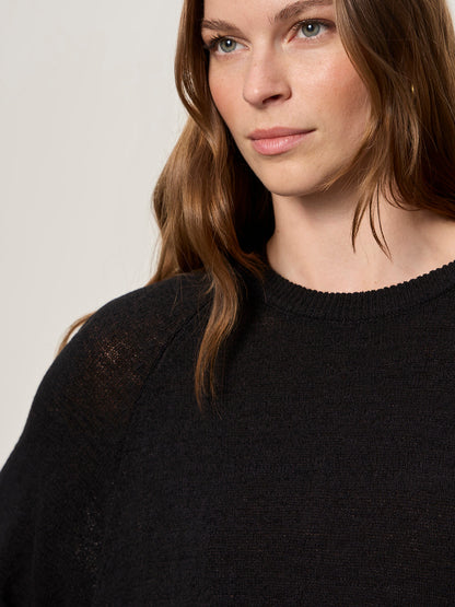 ABOUT US RELAXED PULLOVER BLACK | Sanctuary Clothing