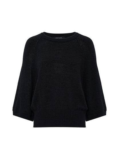 ABOUT US RELAXED PULLOVER BLACK | Sanctuary Clothing