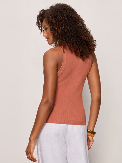 IN THE MIX SWEATER TANK ANCIENT CLAY | Sanctuary Clothing